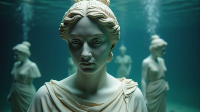 Submerged Sculptures An Ethereal Glimpse into Art beneath the Waves